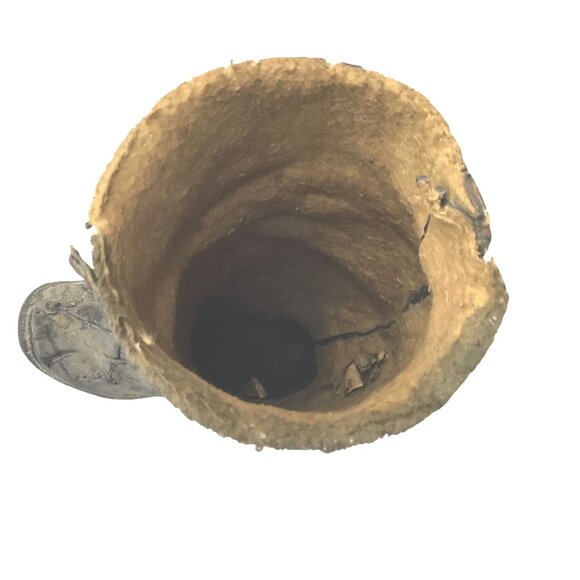 VTG LYKES ? Trade Mark Child Display Boot Black Red Crackle Decor 1962 Newspaper - Picture 4 of 13